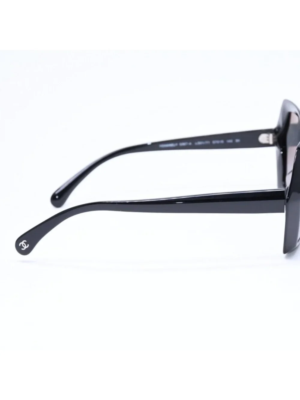 Chanel Sunglasses Eyewear CC Logo Black Hexagon Frame